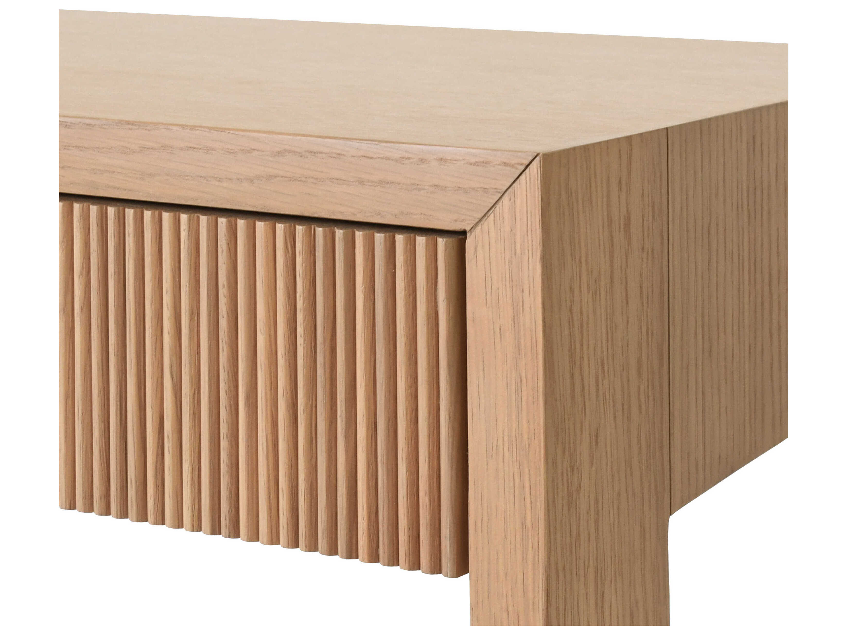 Worlds Away Natural Oak Wood Secretary Desk