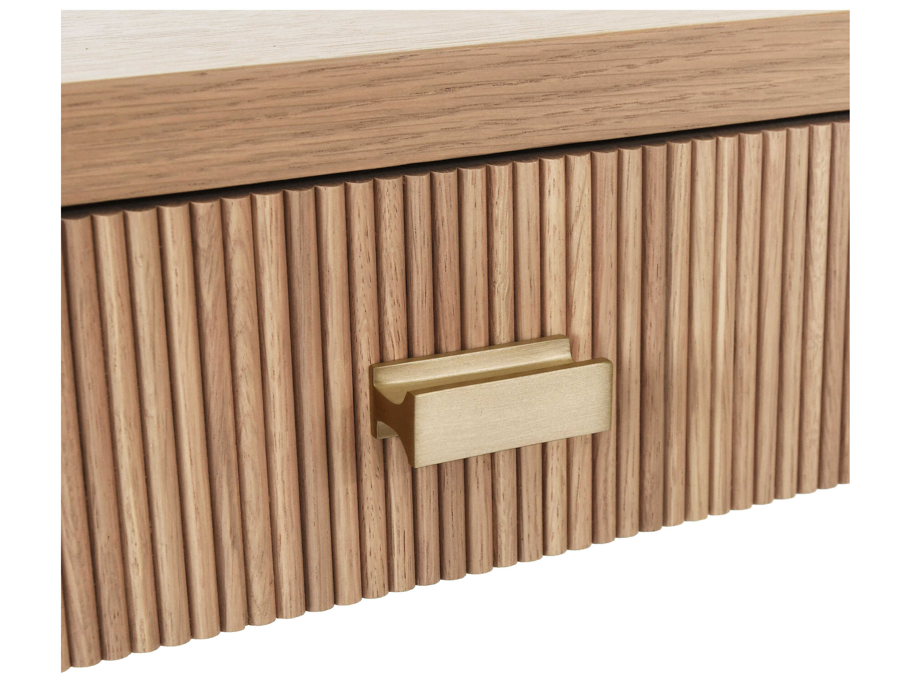 Worlds Away Natural Oak Wood Secretary Desk