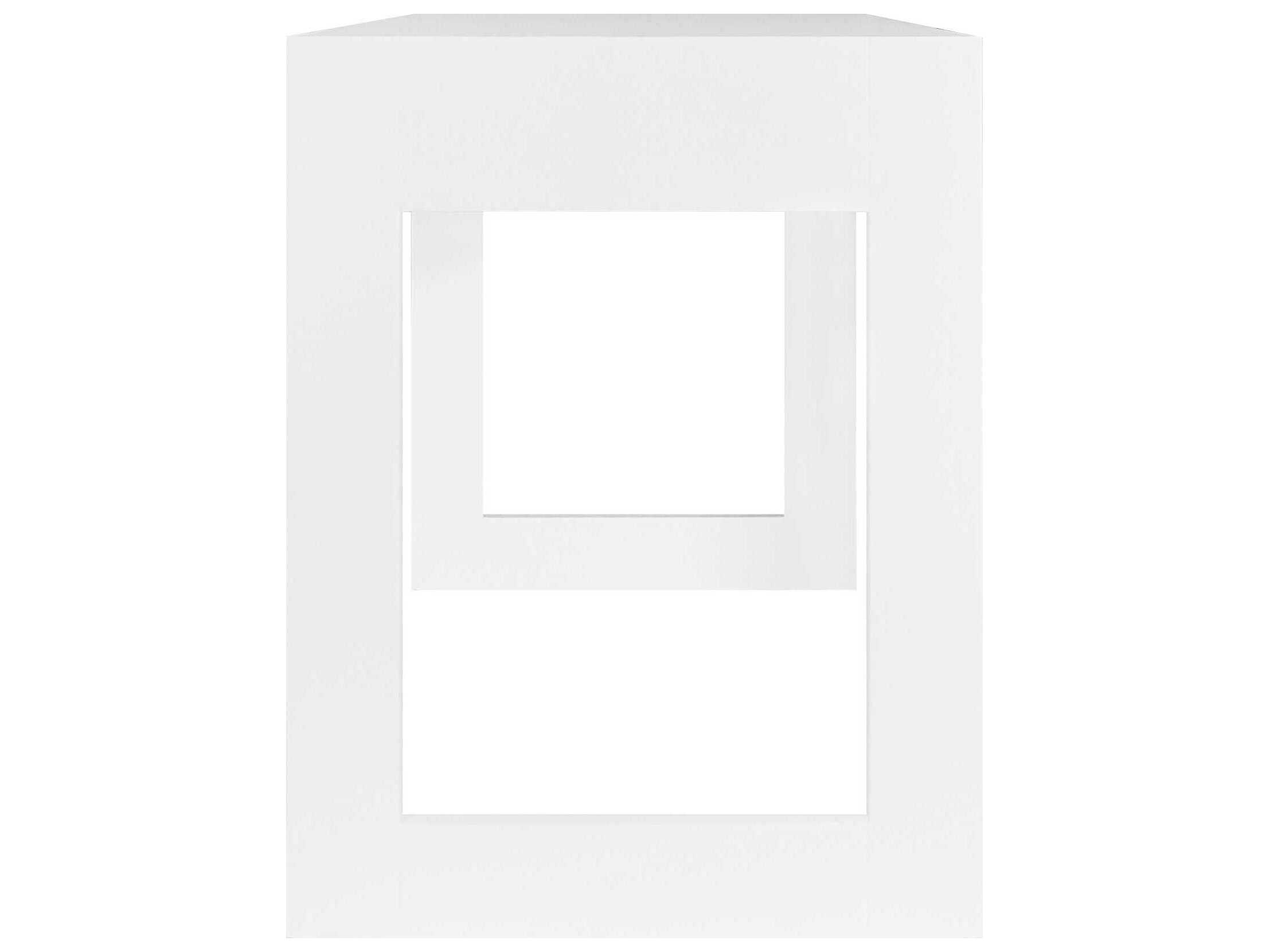 Worlds Away Matte White Lacquer Secretary Desk