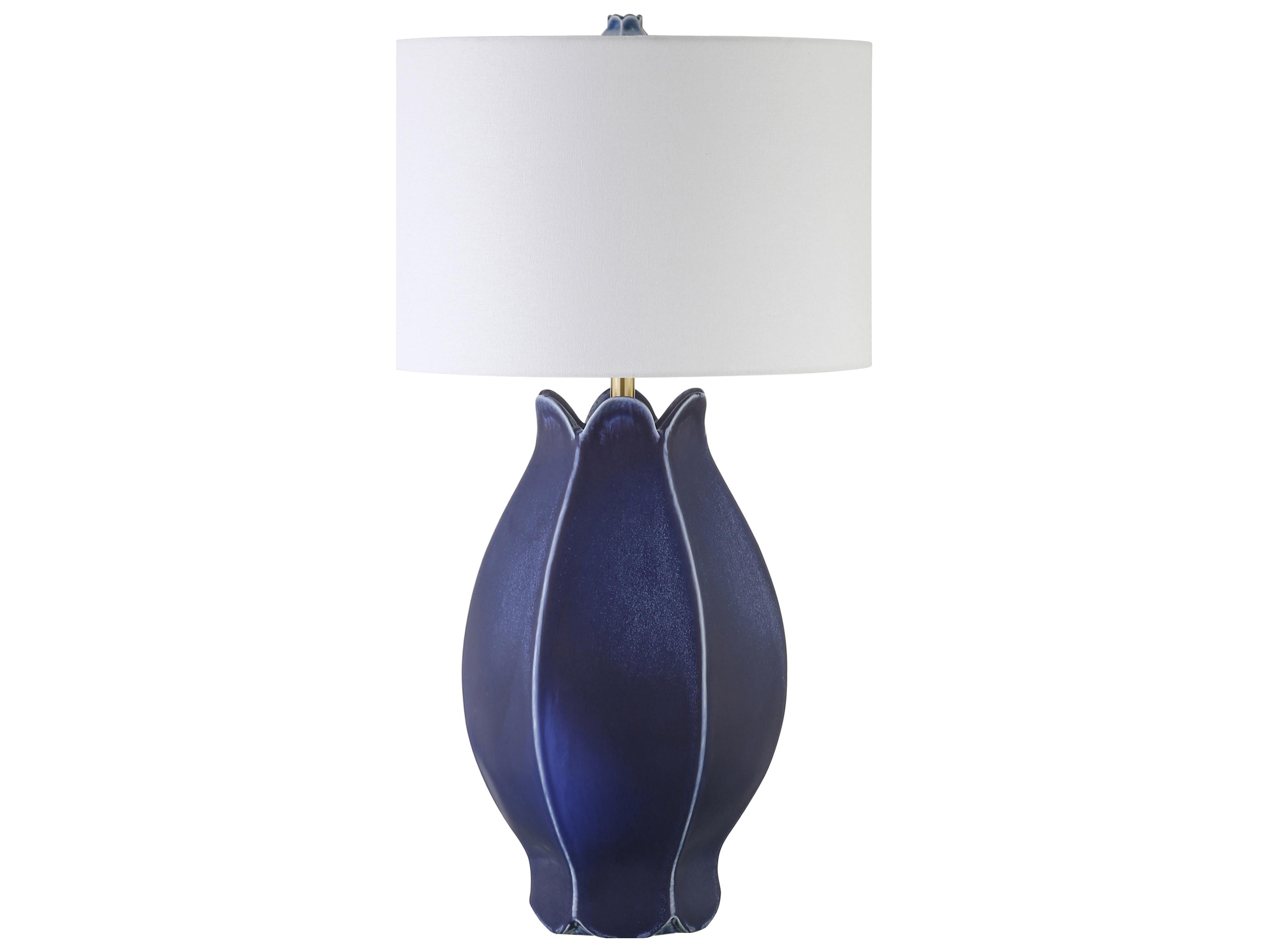 Worlds Away Blue Buffet Lamp