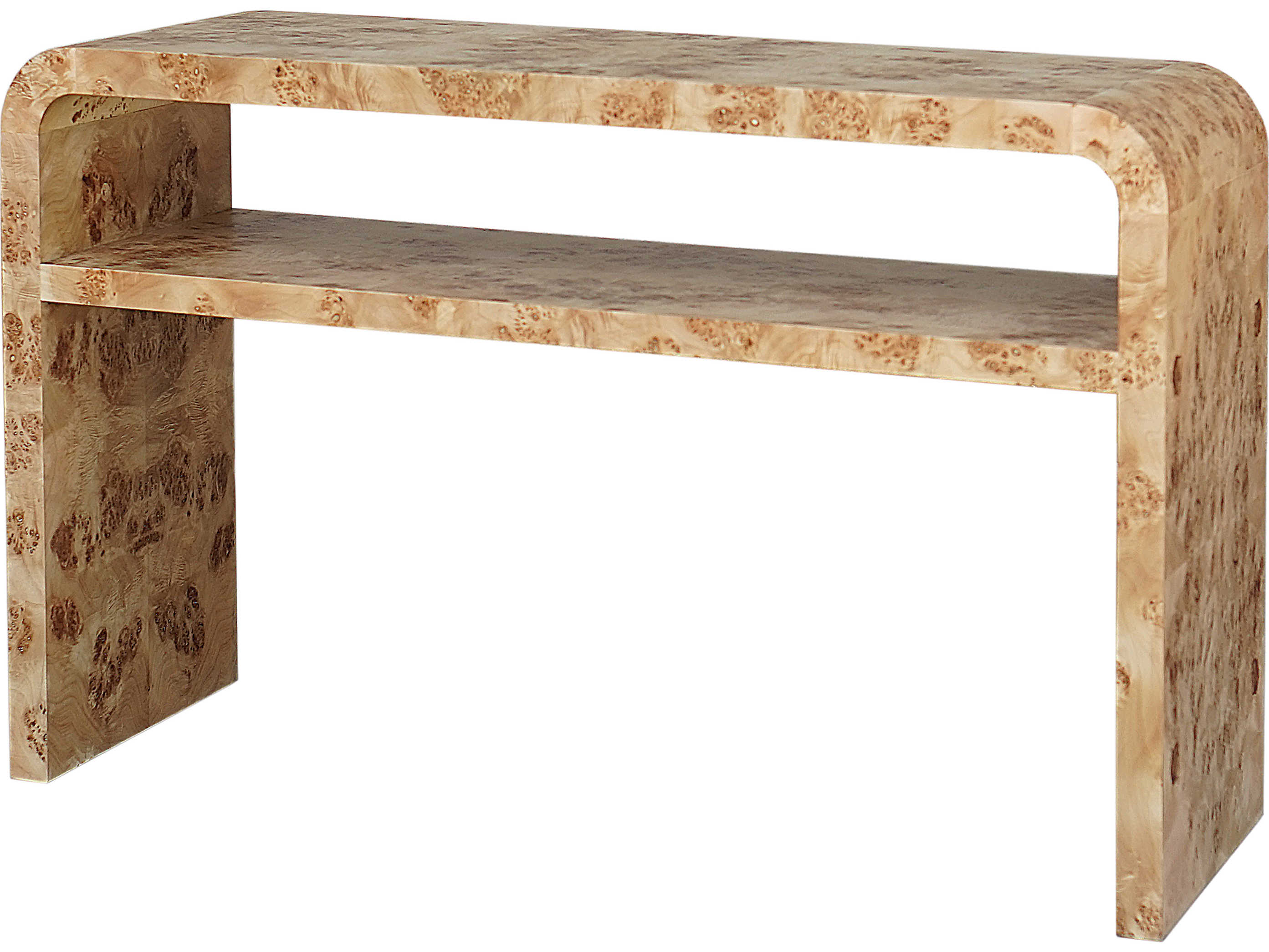 Worlds Away Rectangular Wood Console Table