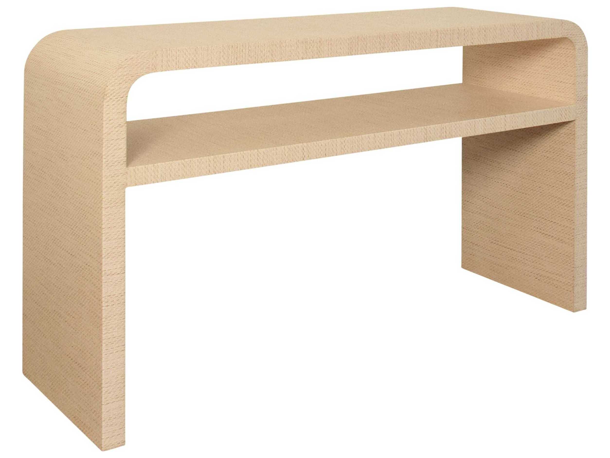 Worlds Away Rectangular Wood Console Table