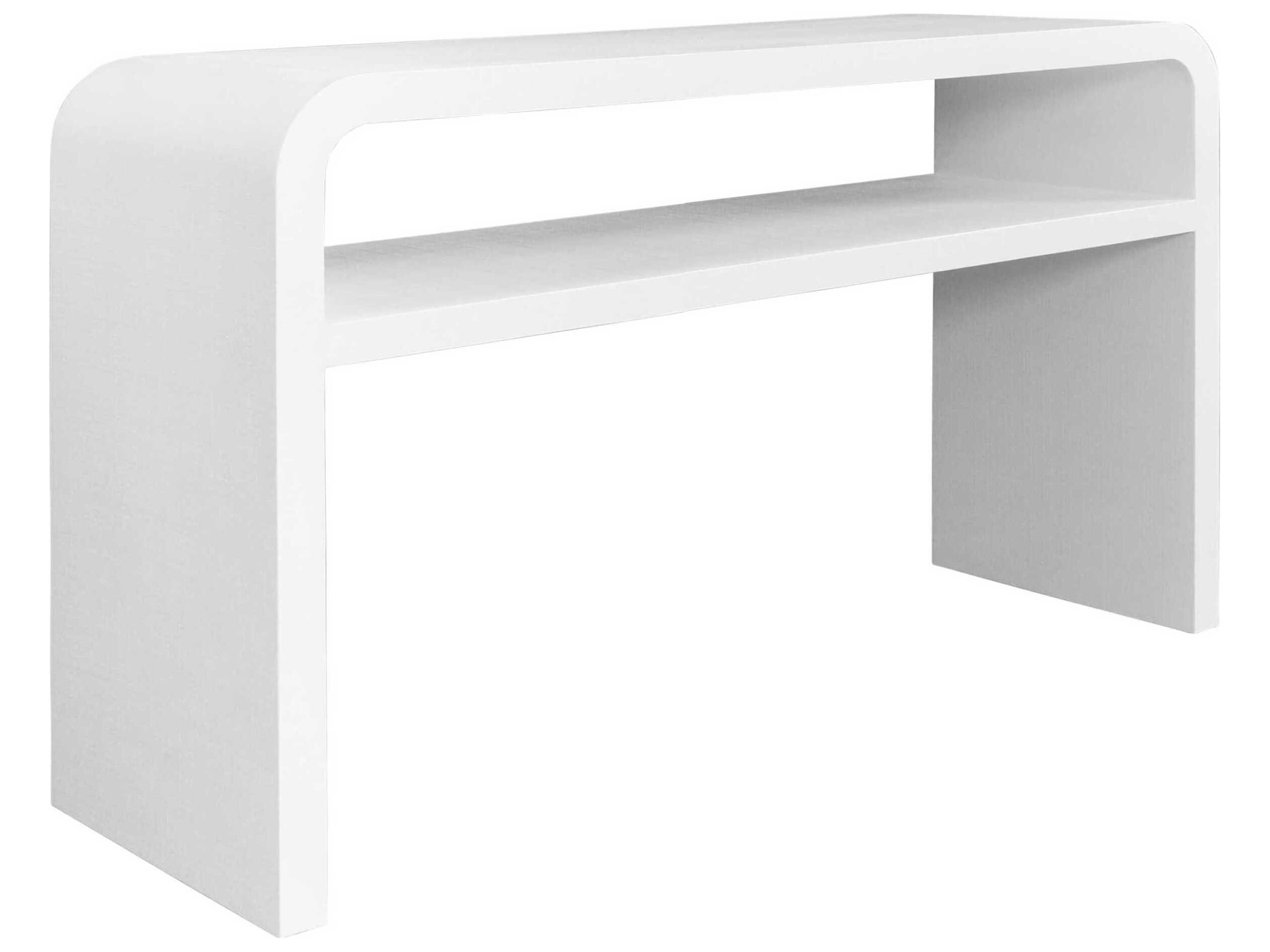 Worlds Away Rectangular Wood Console Table