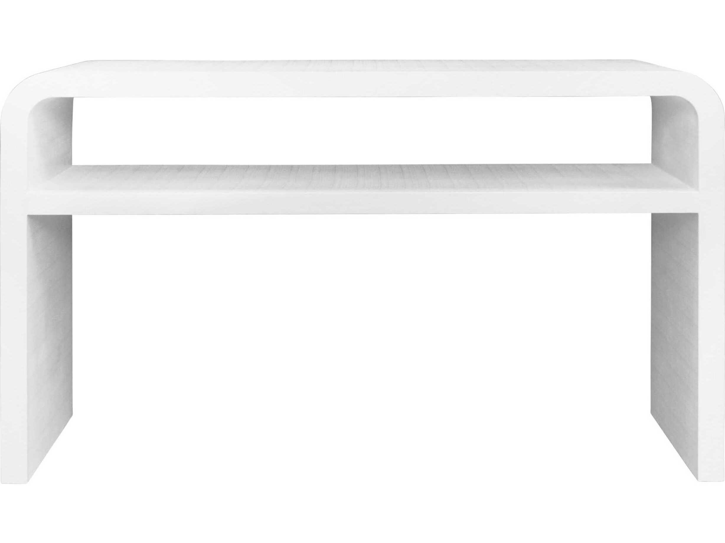 Worlds Away Rectangular Wood Console Table