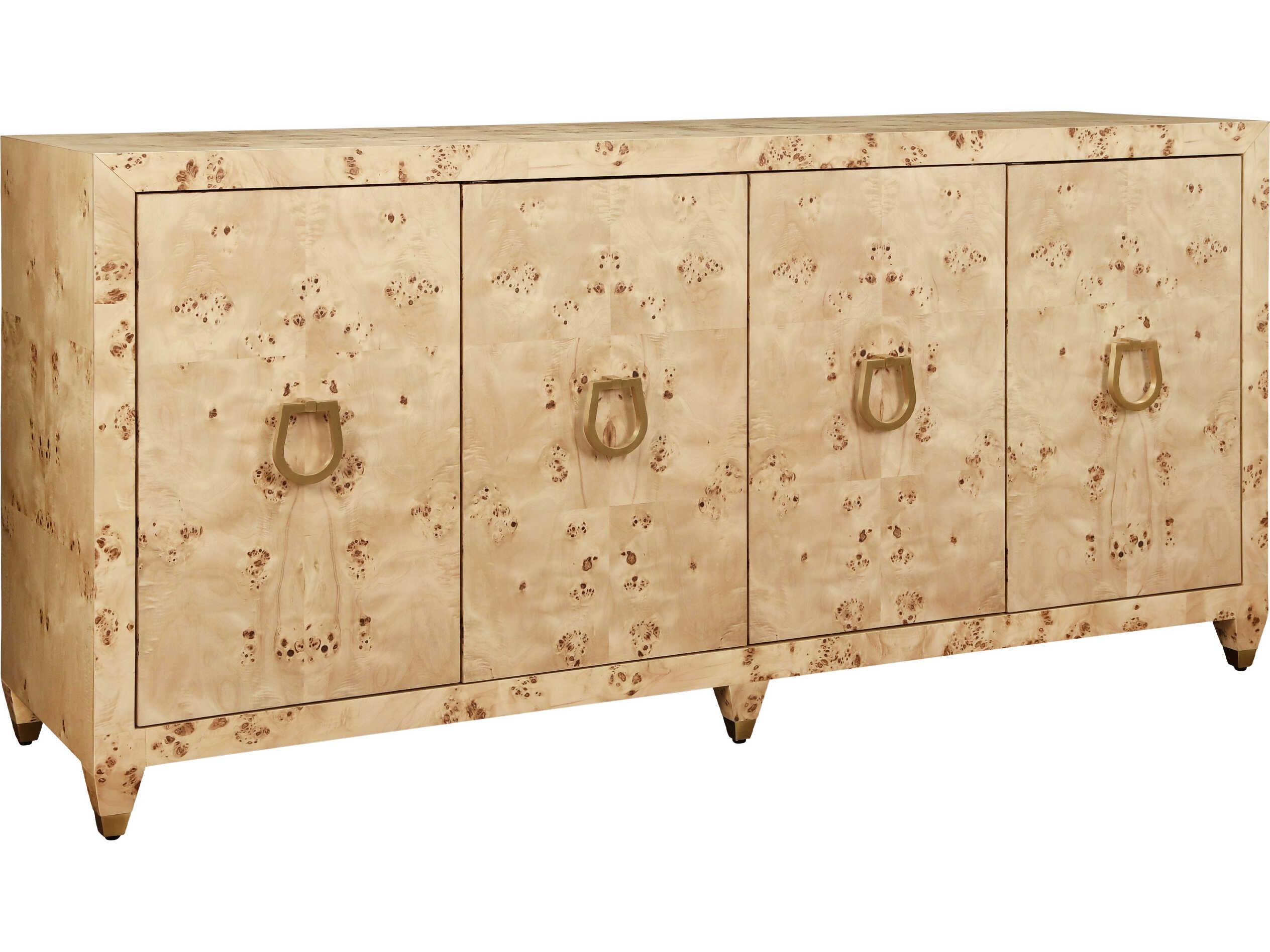 Worlds Away 72" Mulligan Burlwood Brown Sideboard