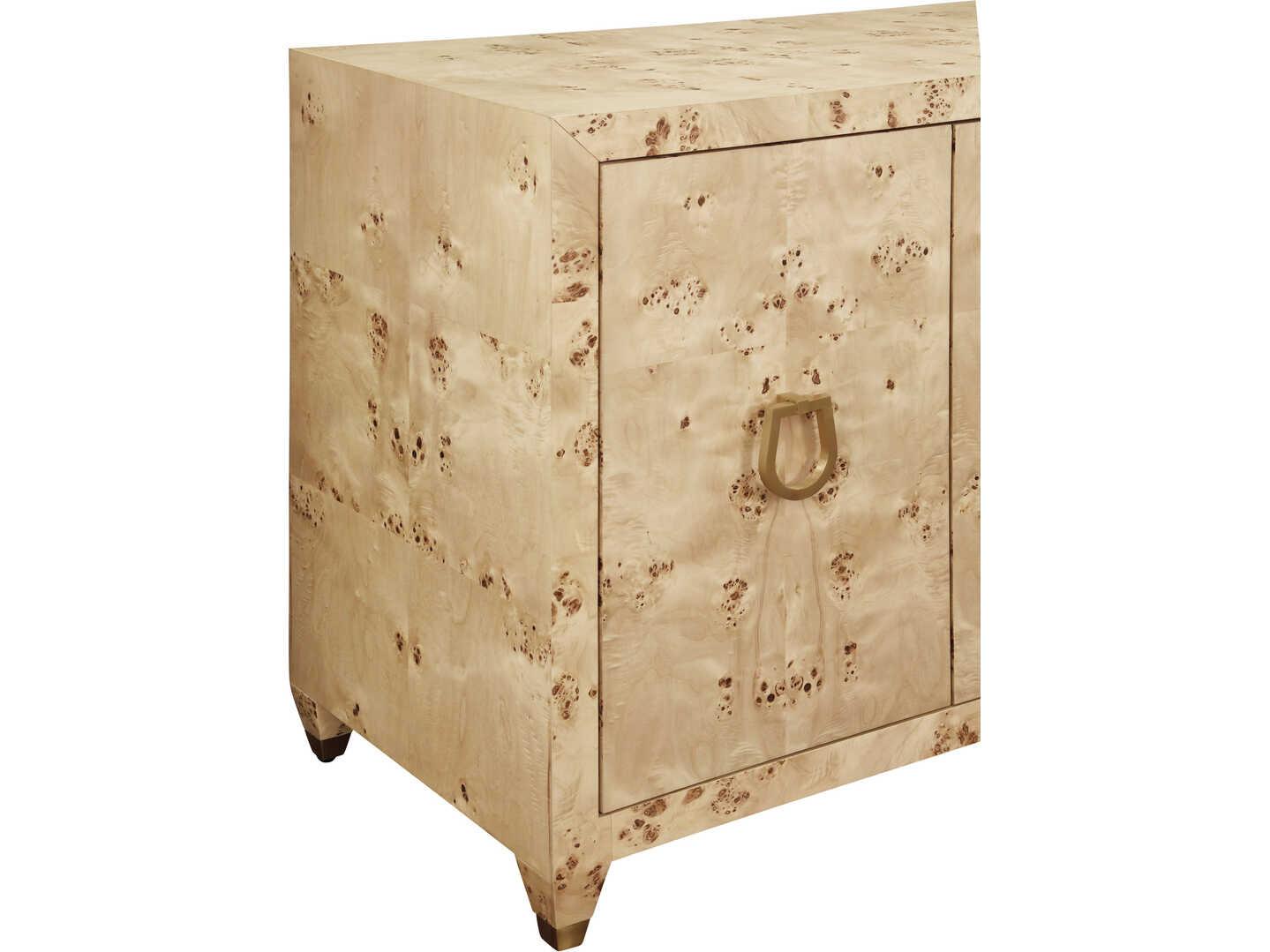 Worlds Away 72" Mulligan Burlwood Brown Sideboard