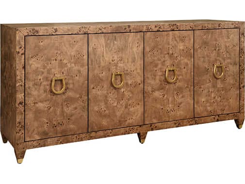 Worlds Away 72" Mulligan Solid Wood Brown Sideboard