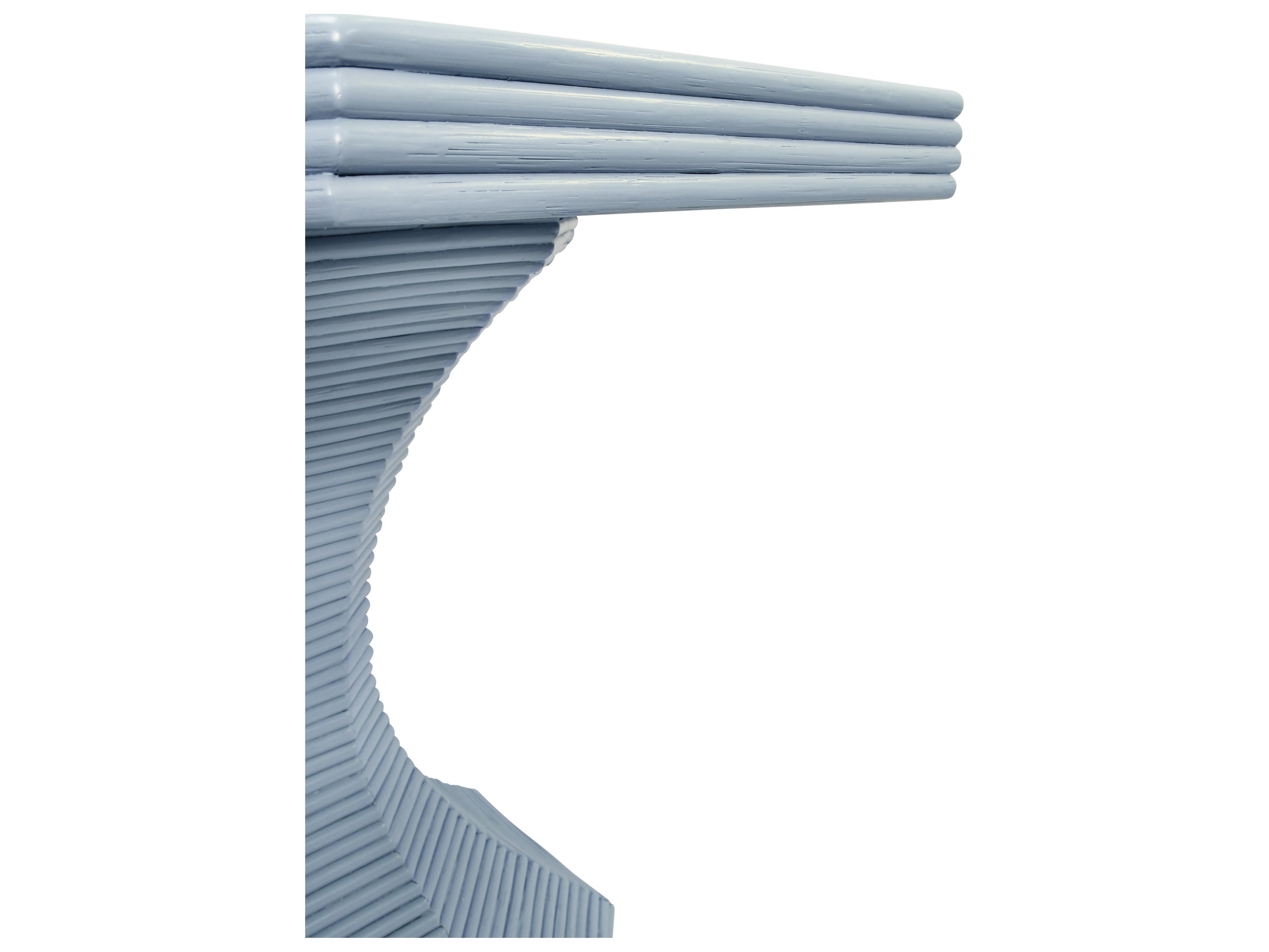 Worlds Away Octagon Wood End Table