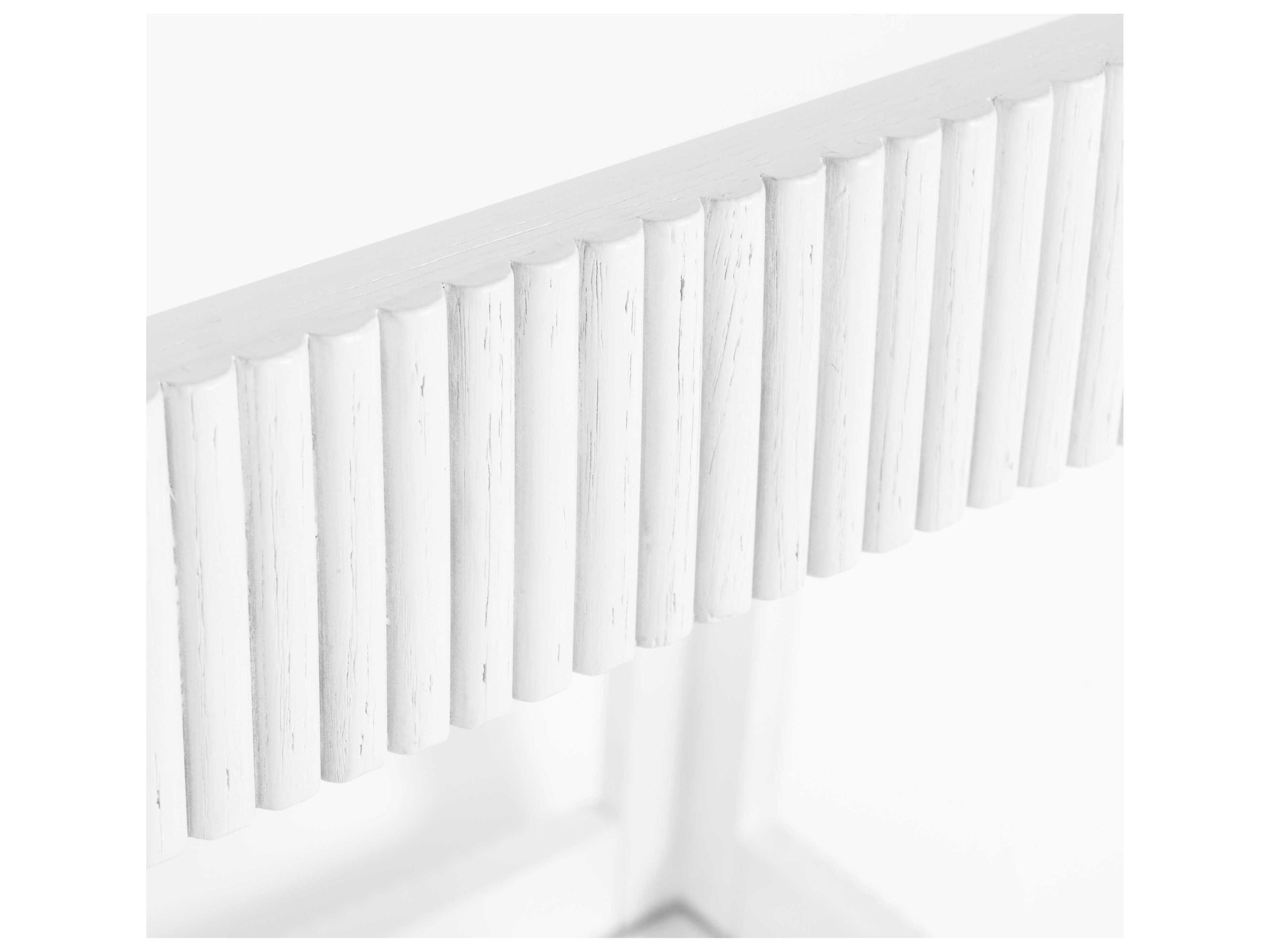 Worlds Away Glass White Washed Oak Bar Cart