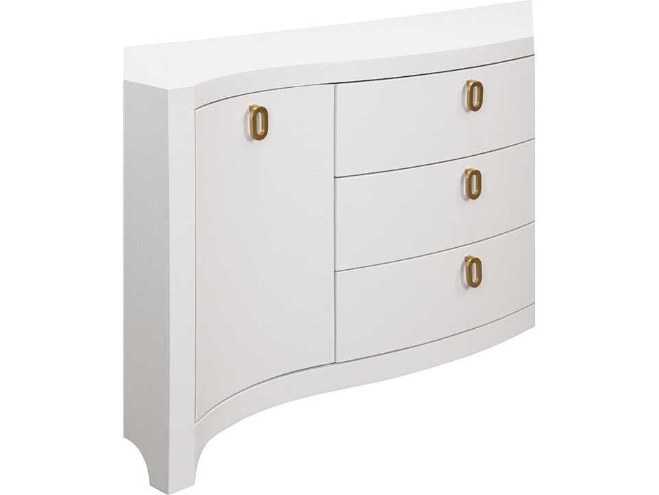 Worlds Away 72" Paulina Solid Wood Brown Sideboard