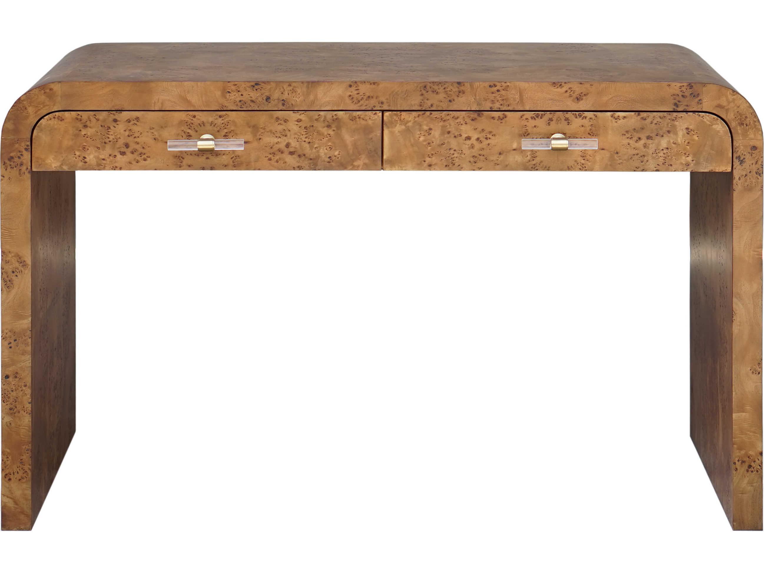 Worlds Away Brown Secretary Desk