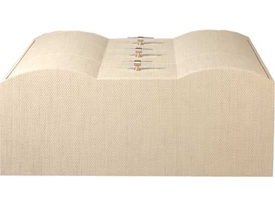 Worlds Away 3-Drawers Natural Dresser