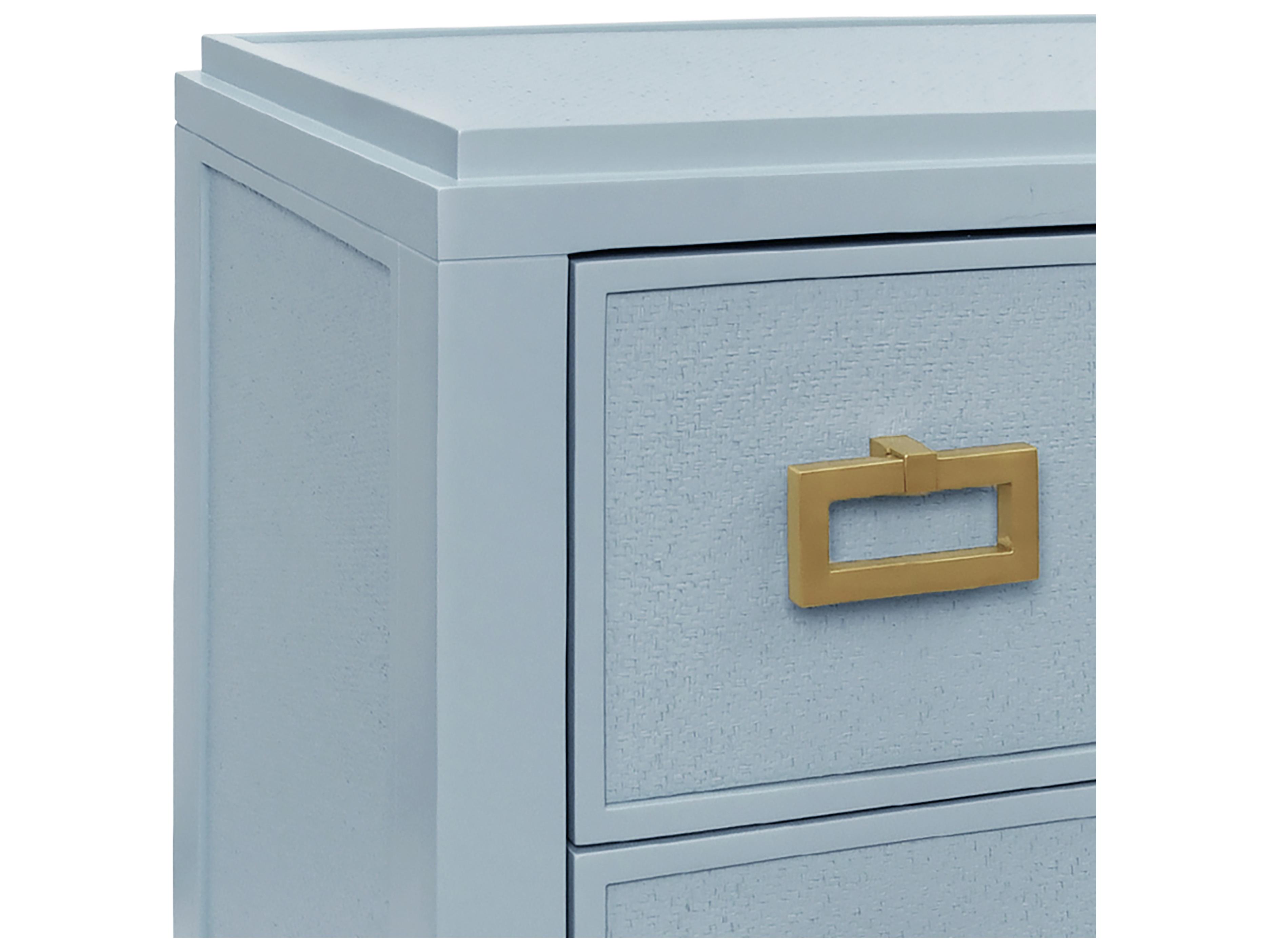 Worlds Away Rectangular Wood End Table