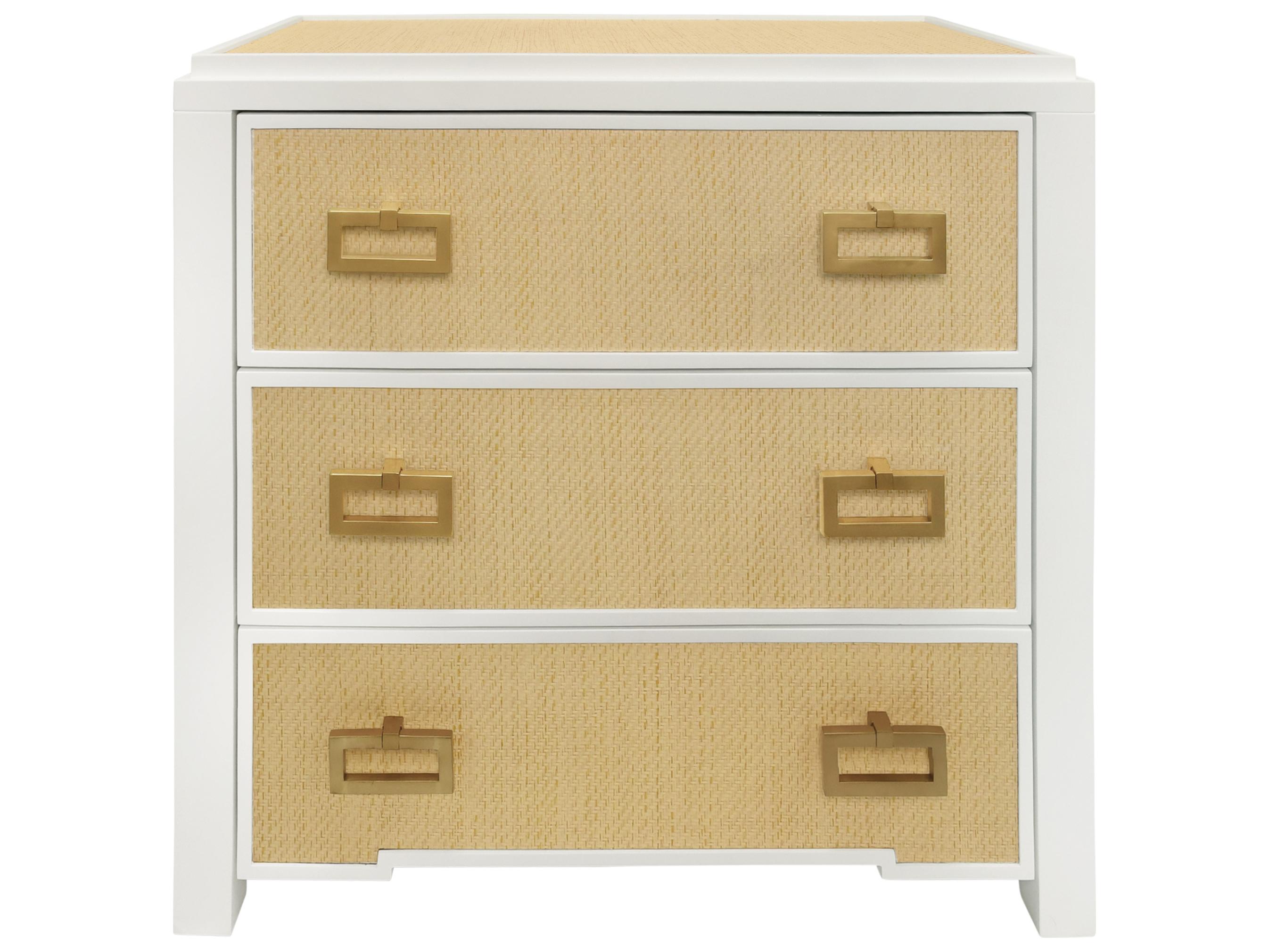 Worlds Away Rectangular Wood End Table