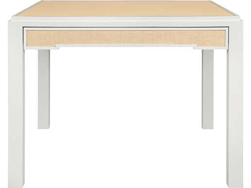 Worlds Away Robin White Solid Wood Brown Dining Table