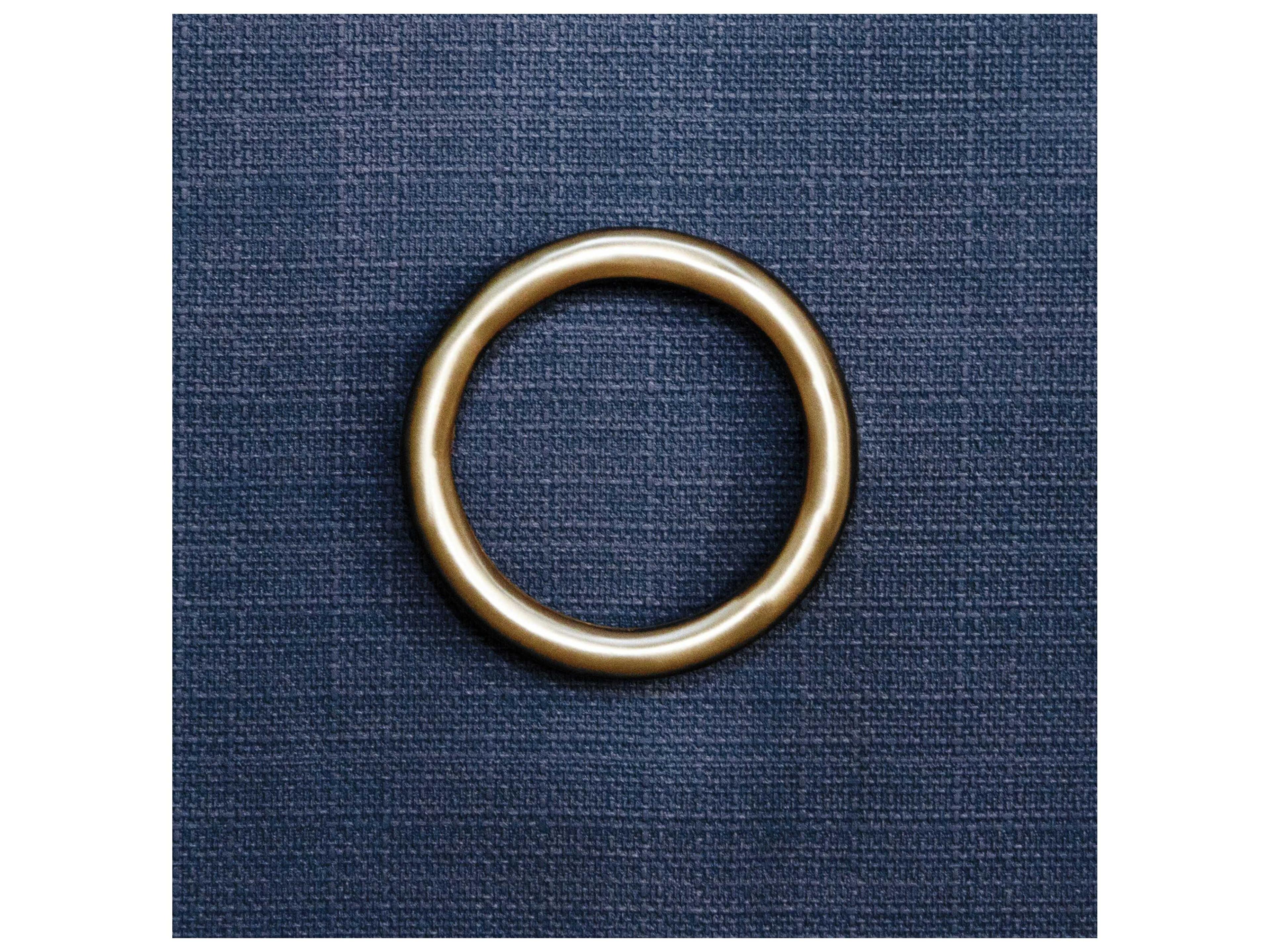 Worlds Away 58" Texture Navy Linen Antique Brass Sideboard