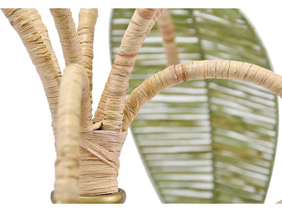 Worlds Away Sola Green Brass Buffet Lamp