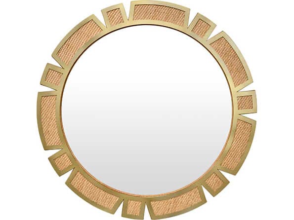 Worlds Away Sunday Mirror Wall Sunburst