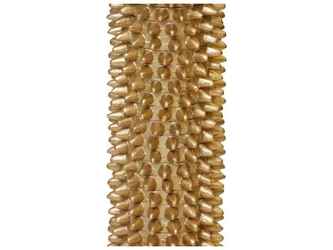 Worlds Away Round Mirror End Table