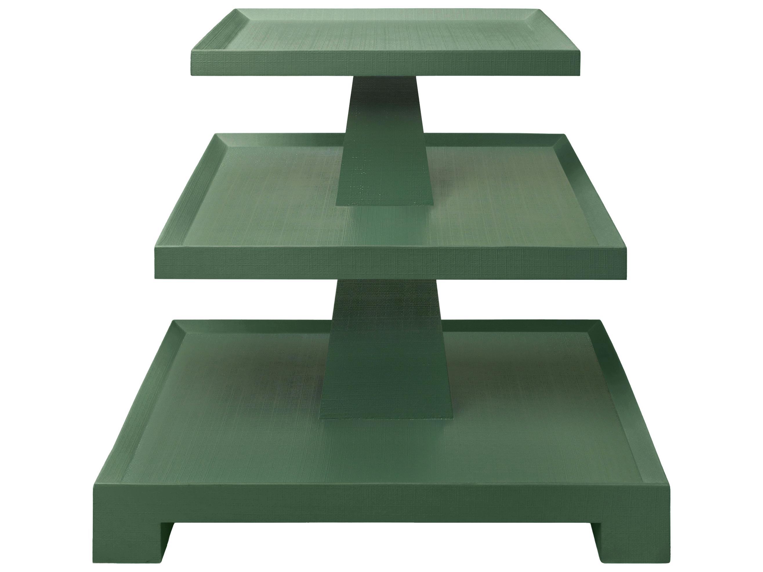 Worlds Away Rectangular Wood End Table