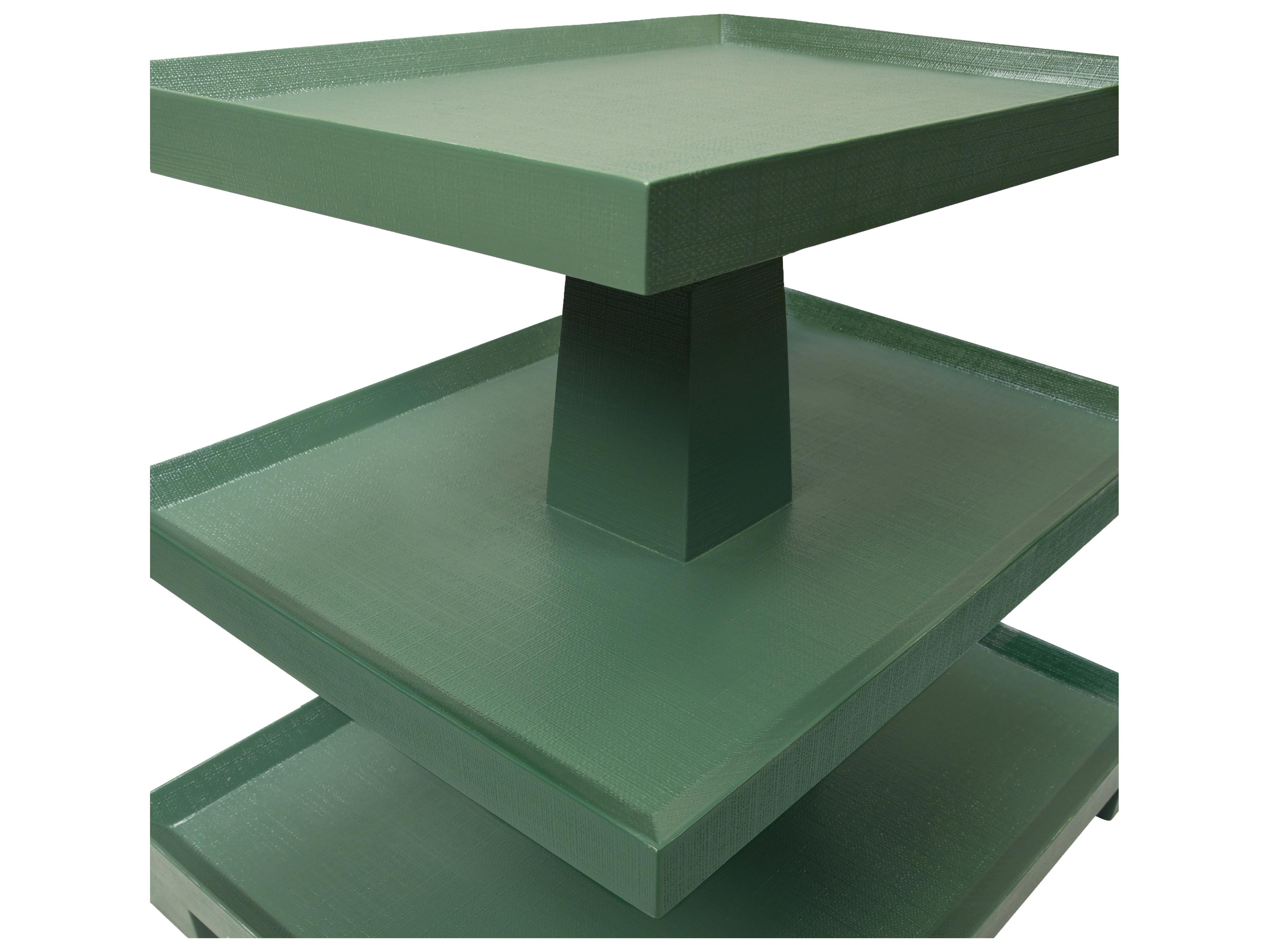 Worlds Away Rectangular Wood End Table