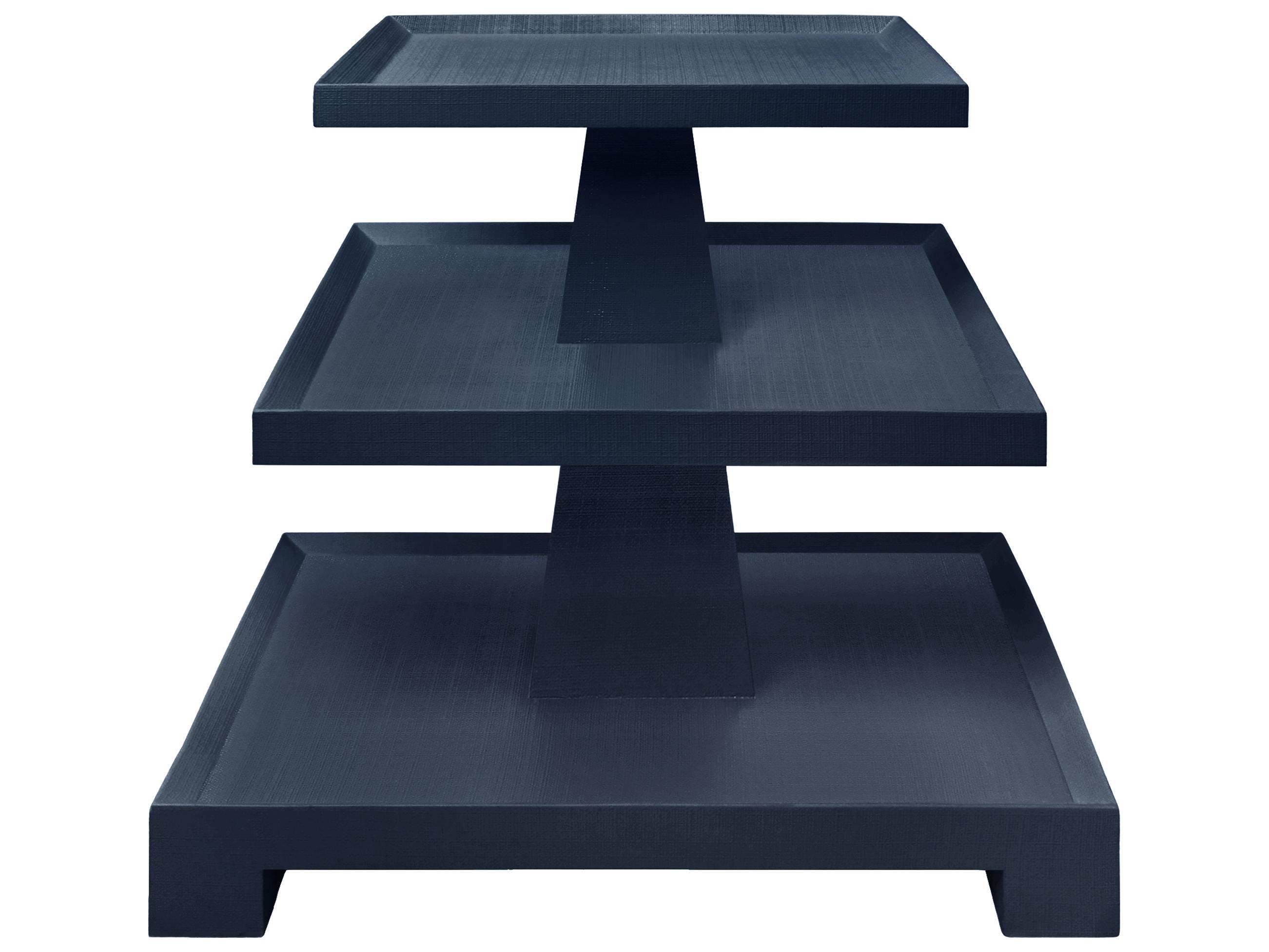 Worlds Away Rectangular Wood End Table