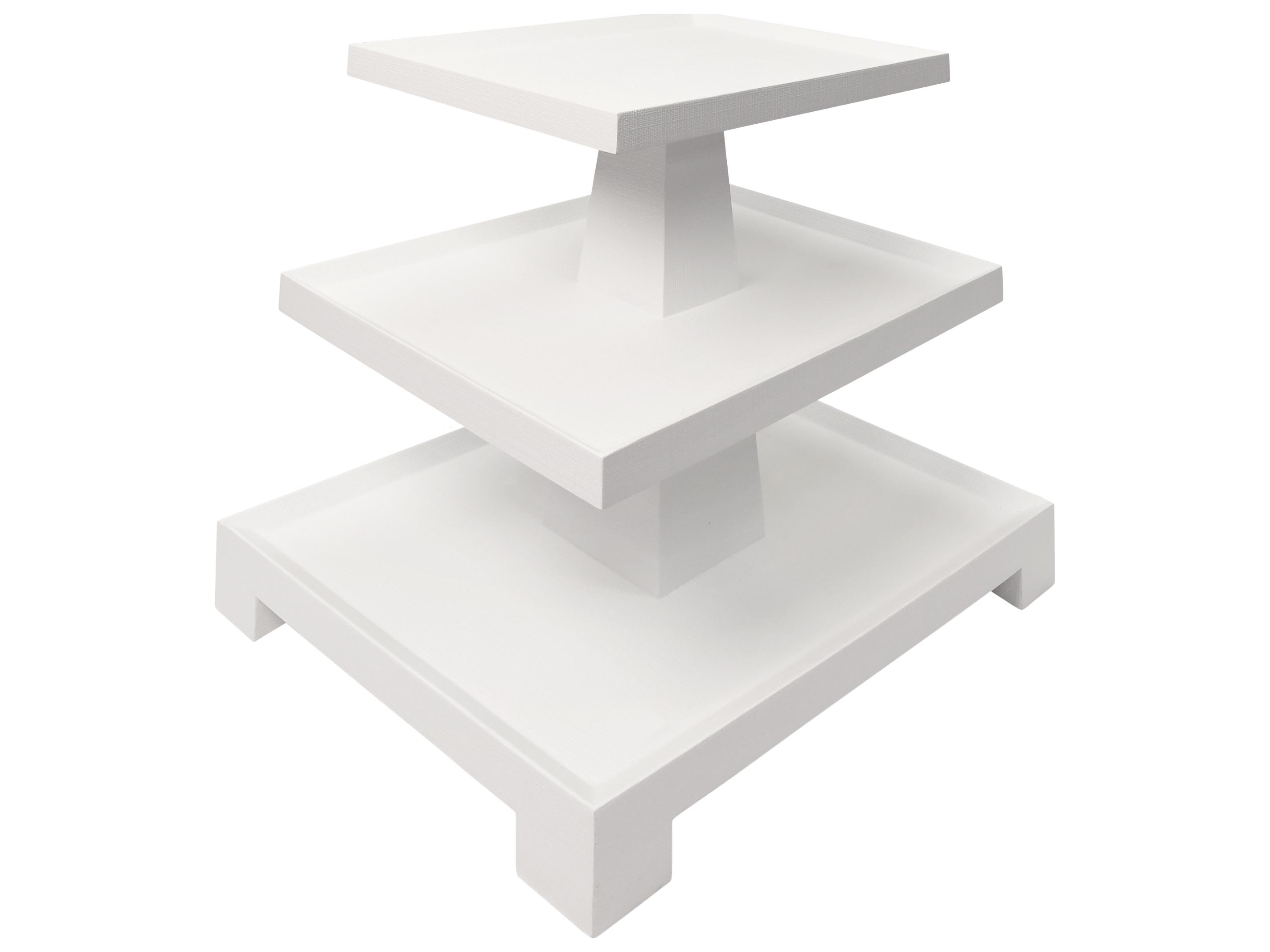 Worlds Away Rectangular Wood End Table