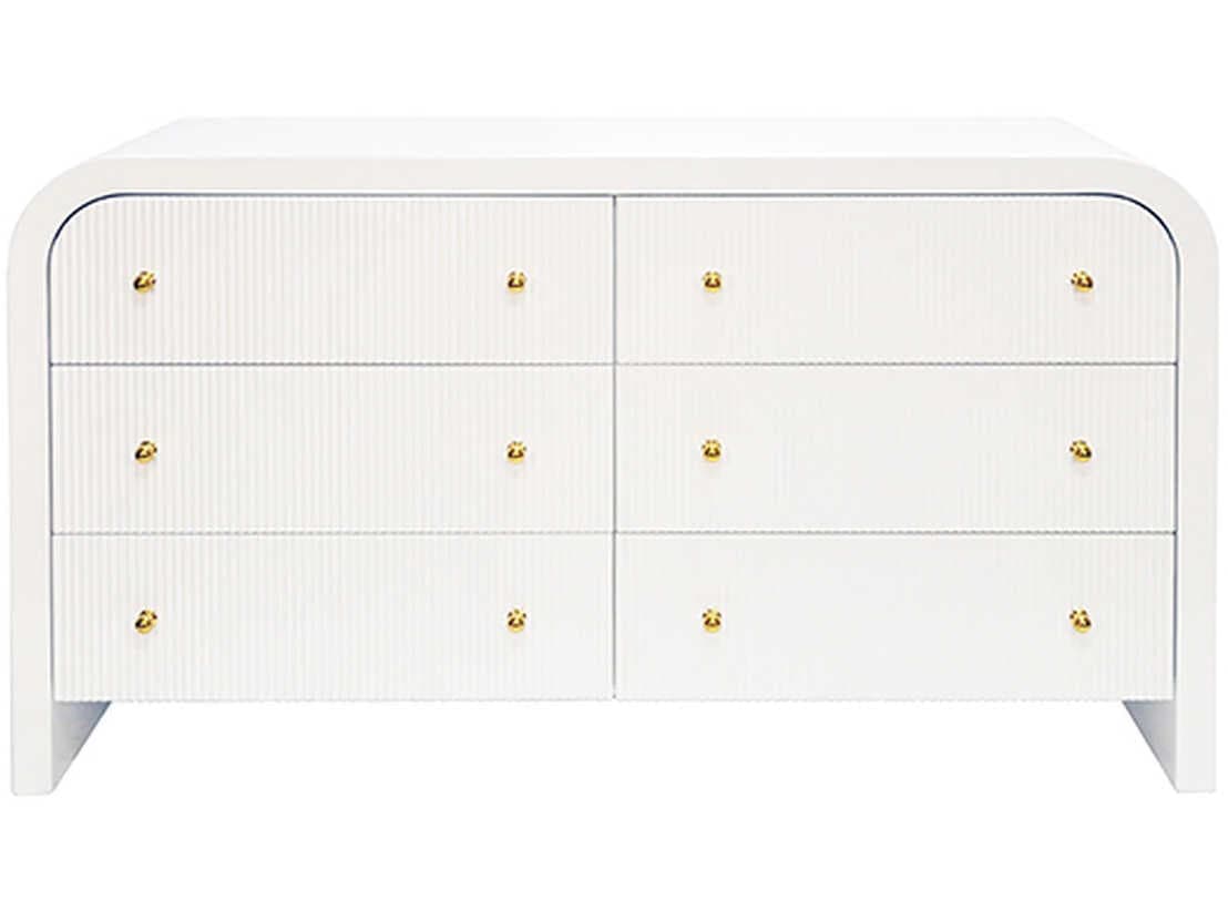 Worlds Away 6-Drawers Double Dresser