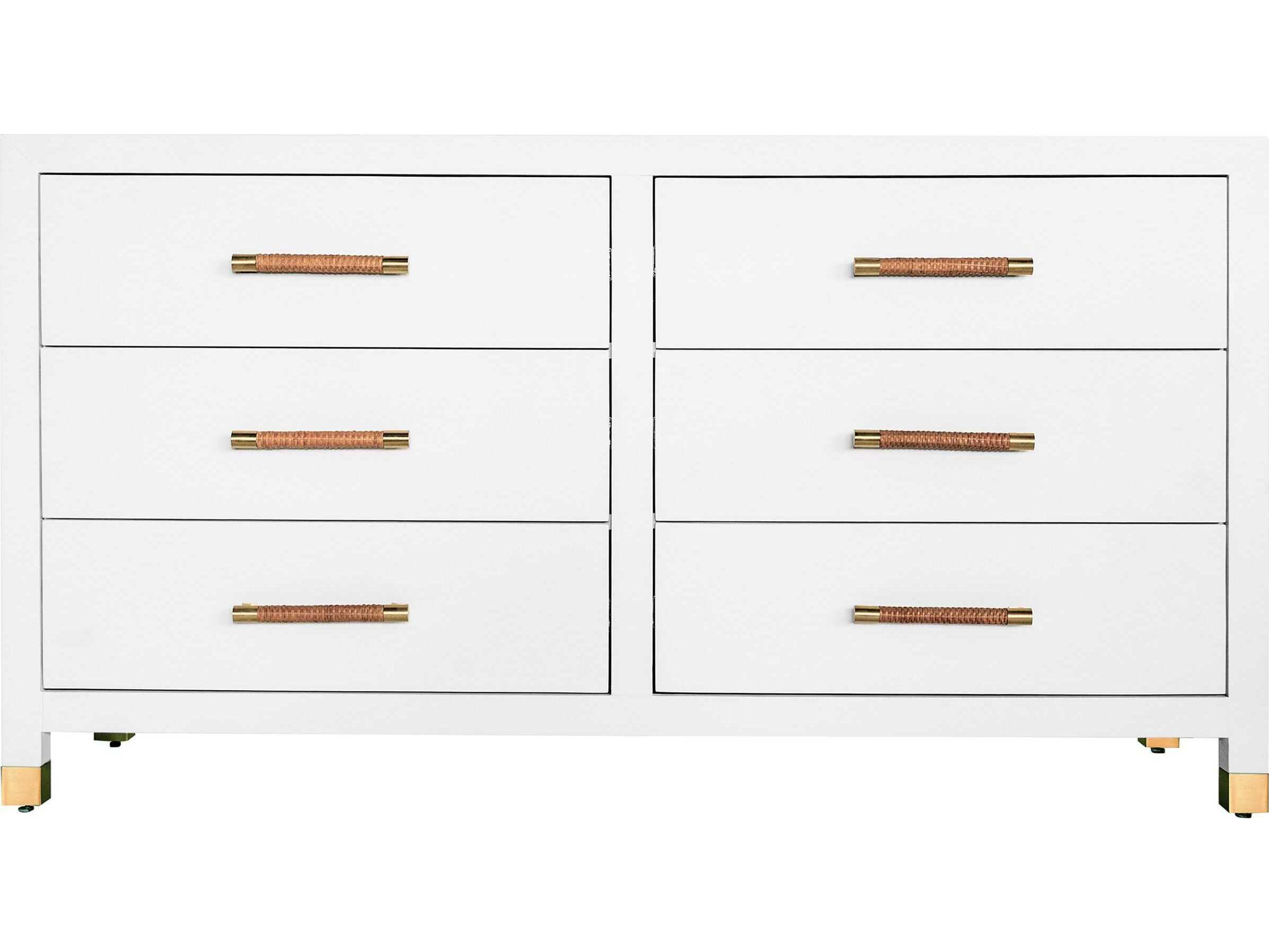 Worlds Away 6-Drawers Double Dresser