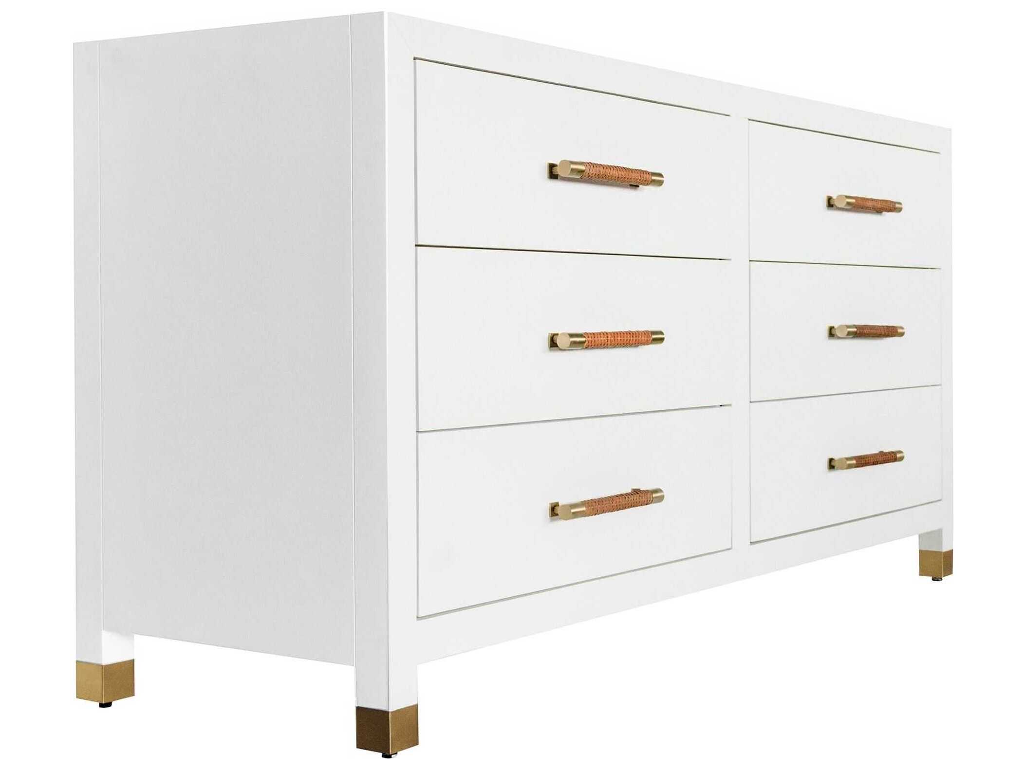 Worlds Away 6-Drawers Double Dresser