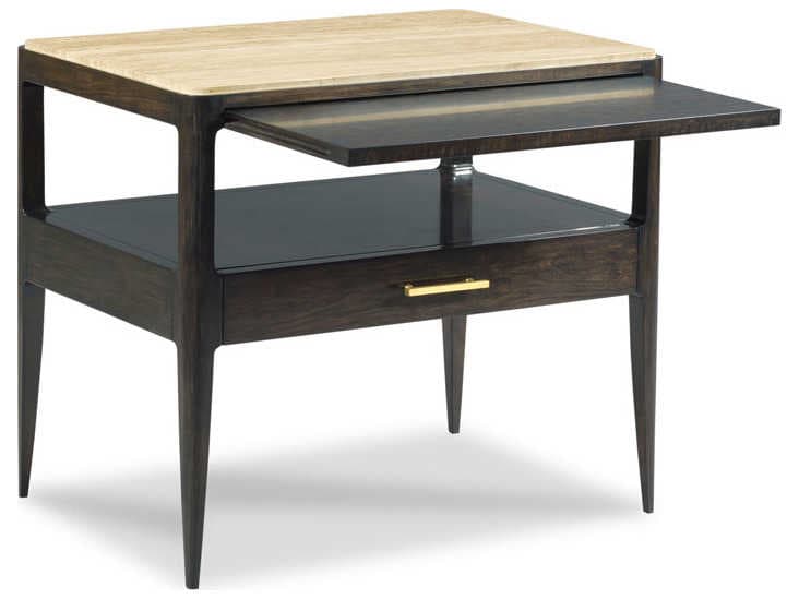 Woodbridge Mezzanote 1-Drawer Brown Natural Wood Nightstand