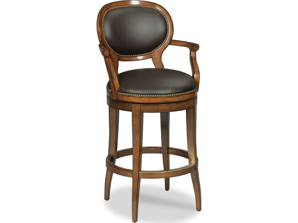 Woodbridge Oval Back Swivel Counter Stool