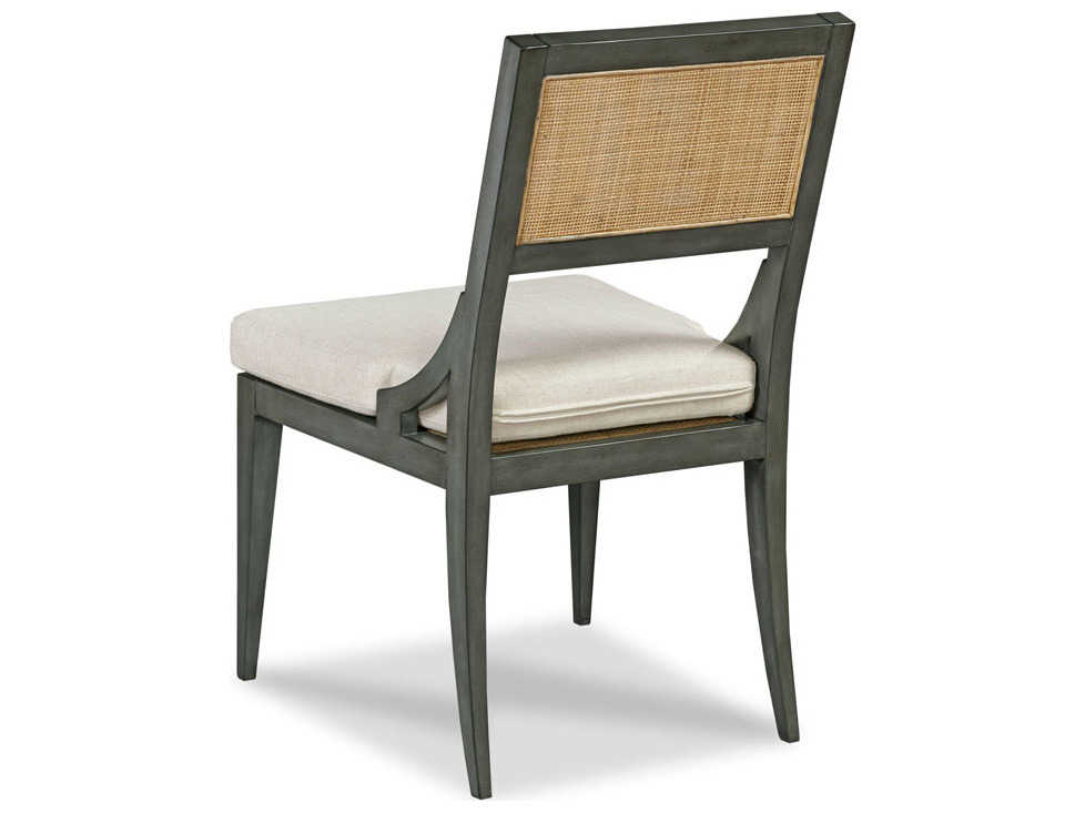 Woodbridge Salvador Hardwood Gray Upholstered Side Dining Chair