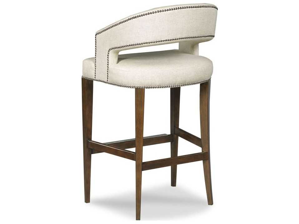 Woodbridge Annabelle Upholstered Hardwood Mink Counter Stool
