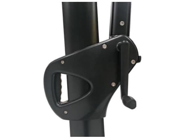 Woodline Shade Solutions Pavone 10 Foot Square Outdoor Patio Umbrella with Grip Handle