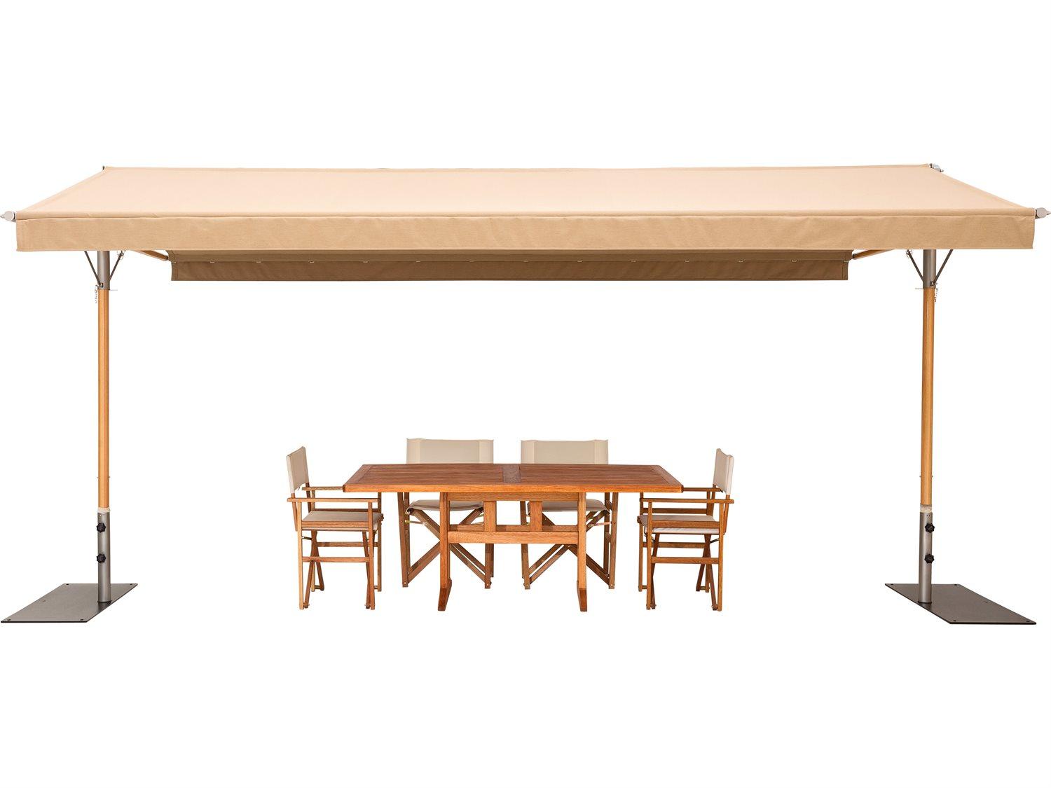 Woodline Shade Solutions Papillon 15 x 9.8 Foot Rectangular Pavilion