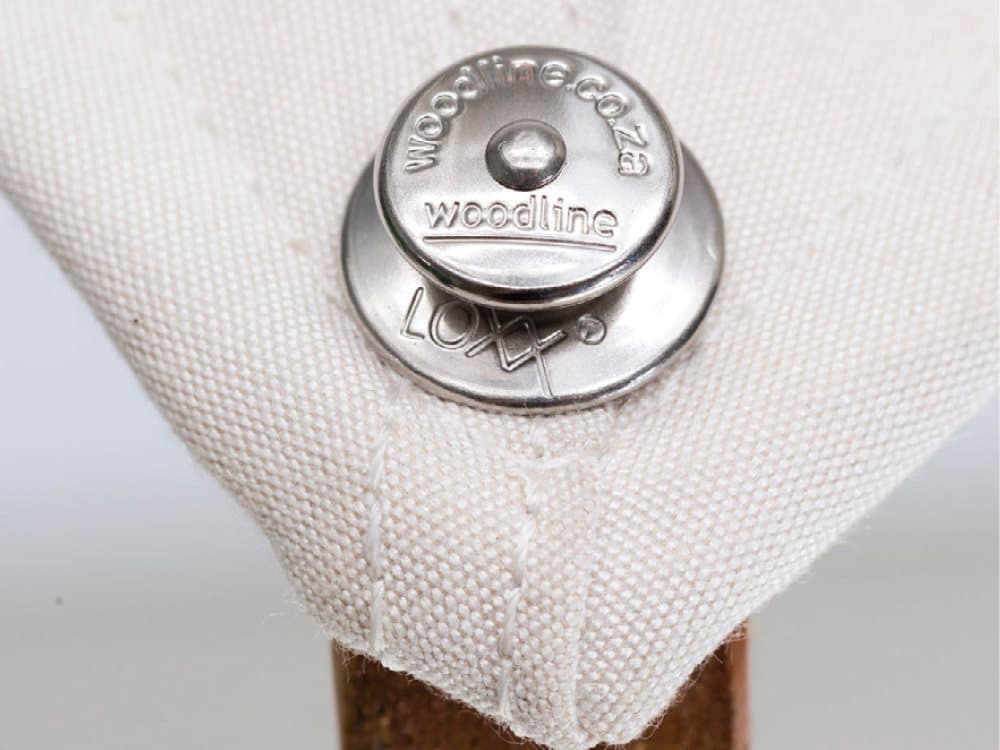 Woodline Shade Solutions Safari Eucalyptus 7.5 Foot Square Pulley Lift Outdoor Umbrella