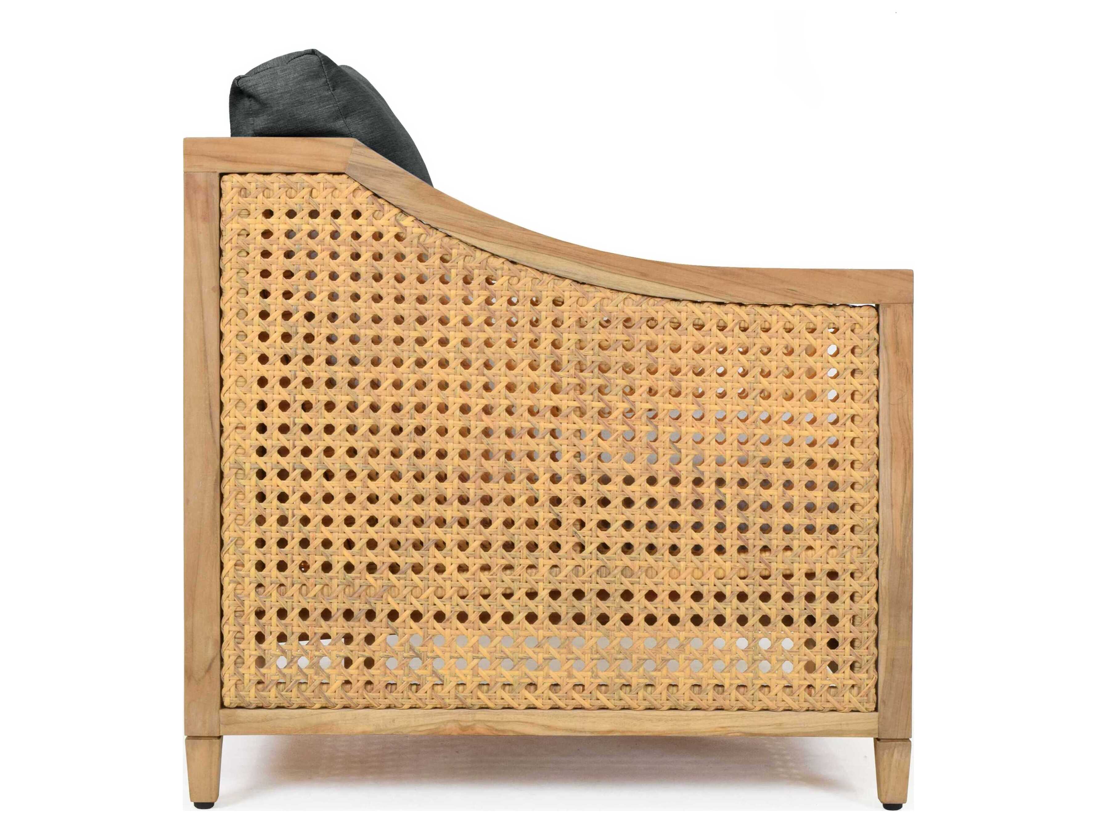 Woodbridge Outdoor Jupiter Natural Teak Cushion Sofa