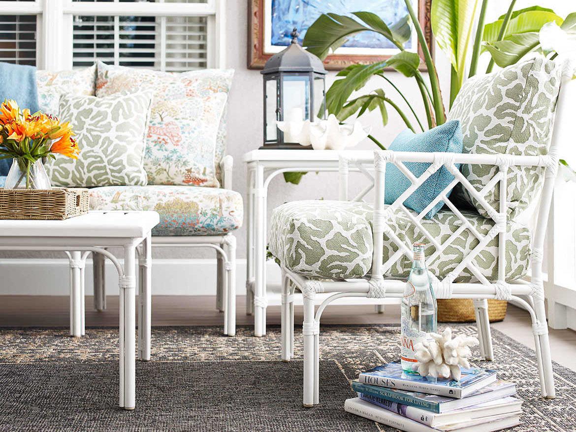 Woodbridge Outdoor Carlyle Cloud White Aluminum Square End Table