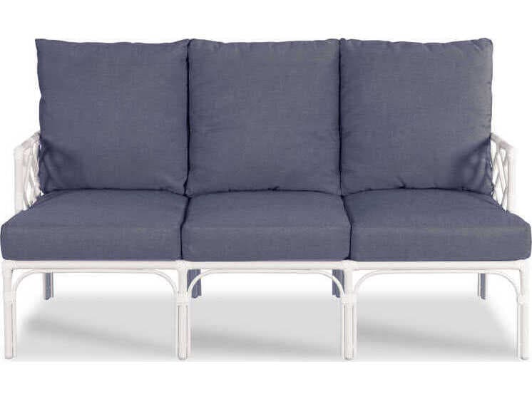 Woodbridge Outdoor Carlyle Cloud White Aluminum Cushion Loveseat