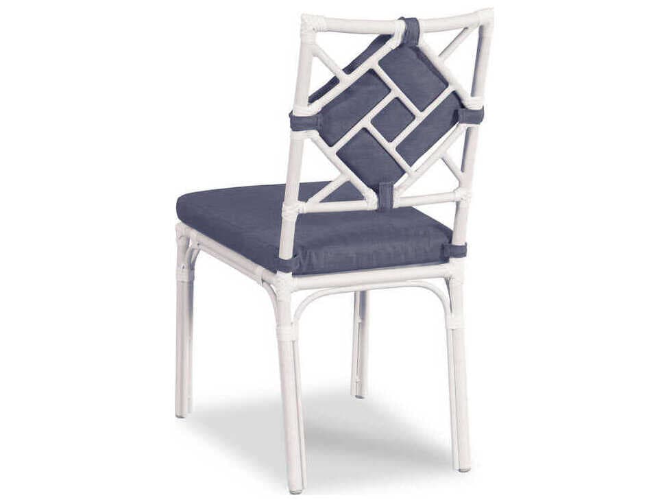 Woodbridge Outdoor Carlyle Cloud White Aluminum Cushion Dining Chair