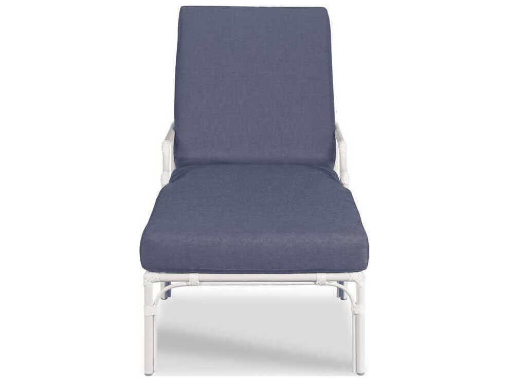 Woodbridge Outdoor Carlyle Cloud White Aluminum Cushion Chaise Lounge