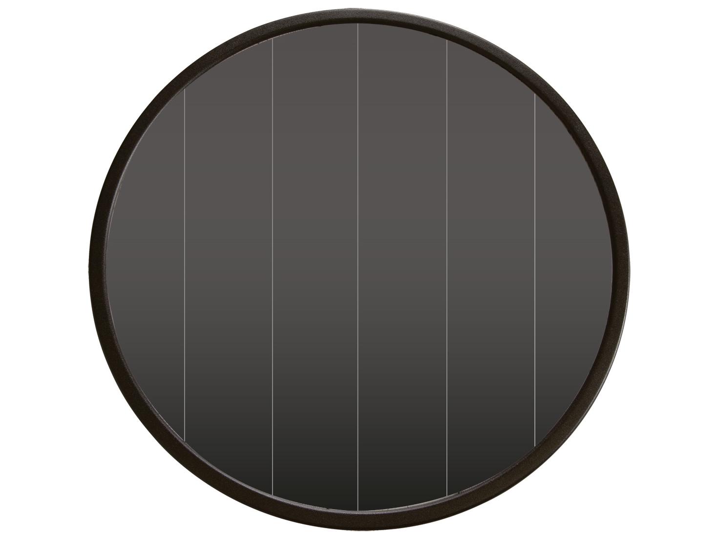 Windward Design Group Avalon II Aluminum Round Outdoor Patio Dining Table with Umbrella Hole