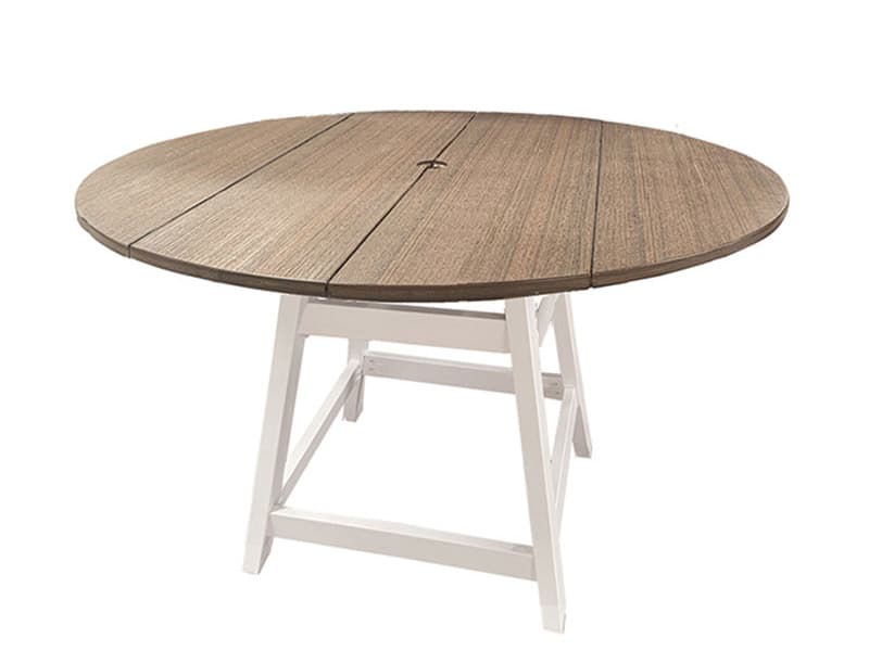 Windward Design Group Lexington MGP Round Outdoor Dining Table with Umbrella Hole
