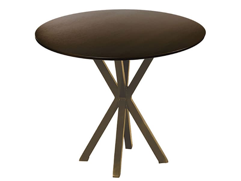 Windward Design Group Raleigh MGP Aluminum Round Outdoor Patio Counter Table with Umbrella Hole