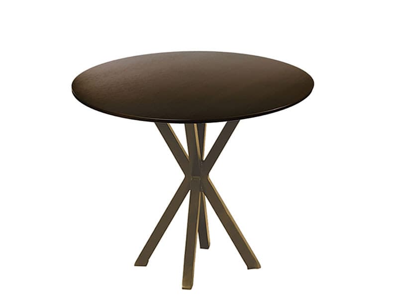 Windward Design Group Raleigh MGP Aluminum Round Outdoor Patio Dining Table with Umbrella Hole