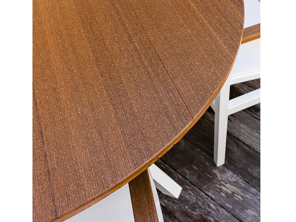 Windward Design Group Lexington Aluminum Round Outdoor Bar Table with Umbrella Hole