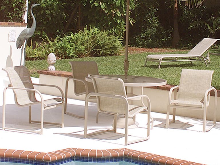 Windward Design Group Monterey Sling Aluminum Patio Dining Set