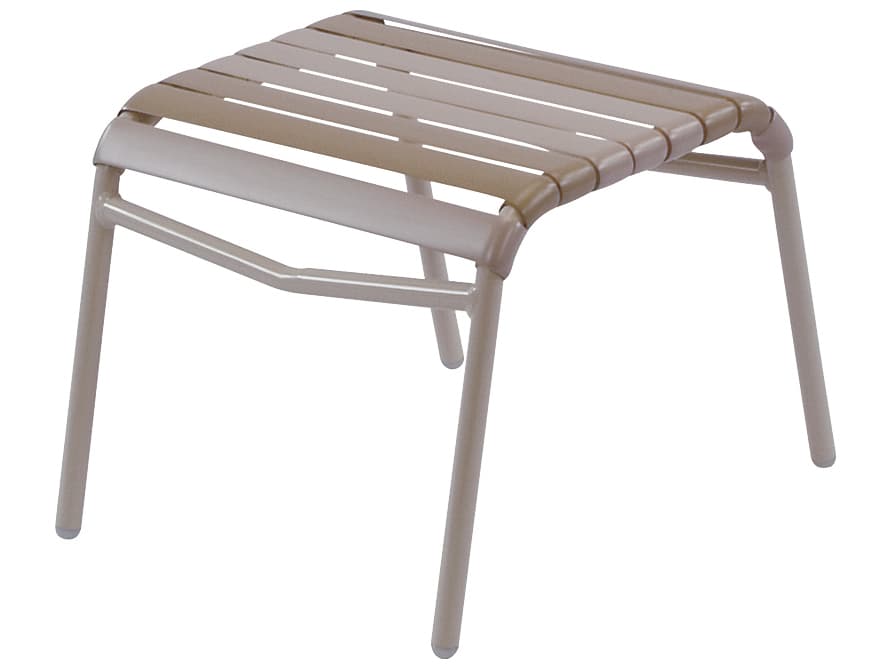 Windward Design Group Country Club Strap Aluminum Outdoor Ottoman
