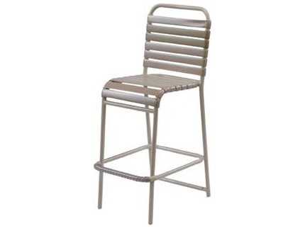 Windward Design Group Country Club Strap Aluminum Outdoor Bar Chair